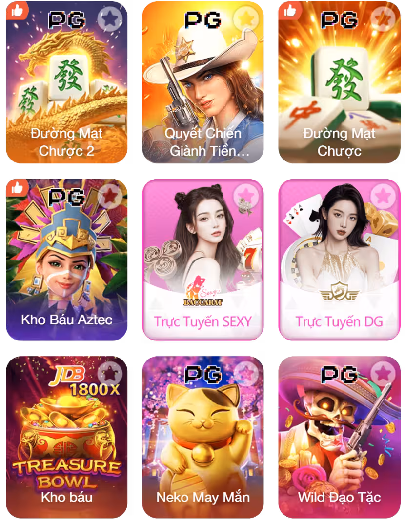 Trò chơi nổi bật tại VAN888